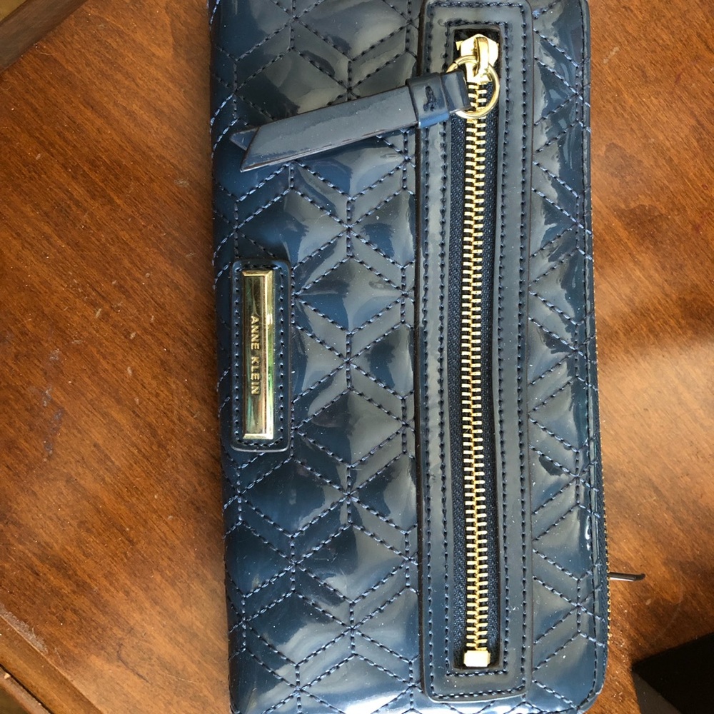 Anne Klein dusty blue wallet